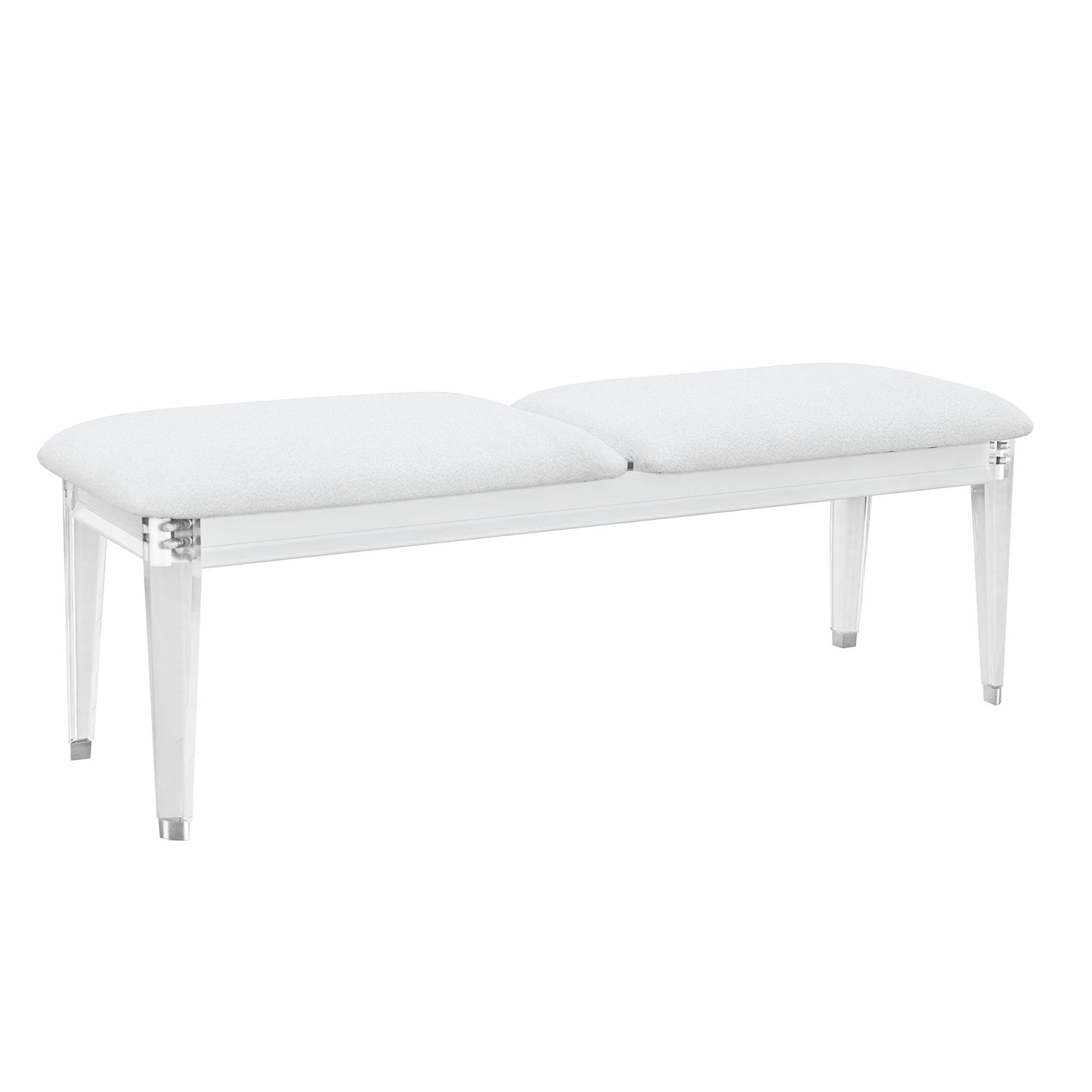 Brenda - Bedroom Bench With Padded Seating - Gray