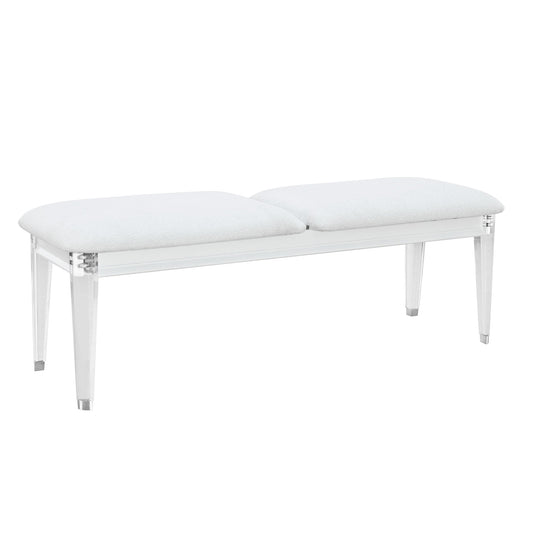 Brenda - Bedroom Bench With Padded Seating - Gray