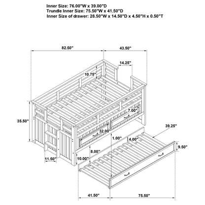 Starboard - Captain's Bed With Trundle