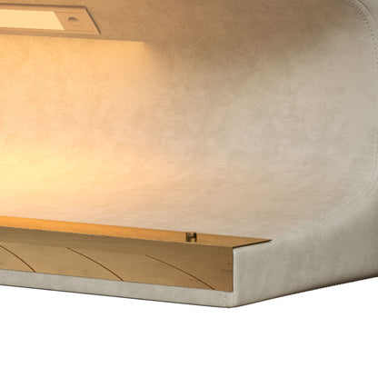 Modern Upholstered Entryway Bench With LED Sensor Light