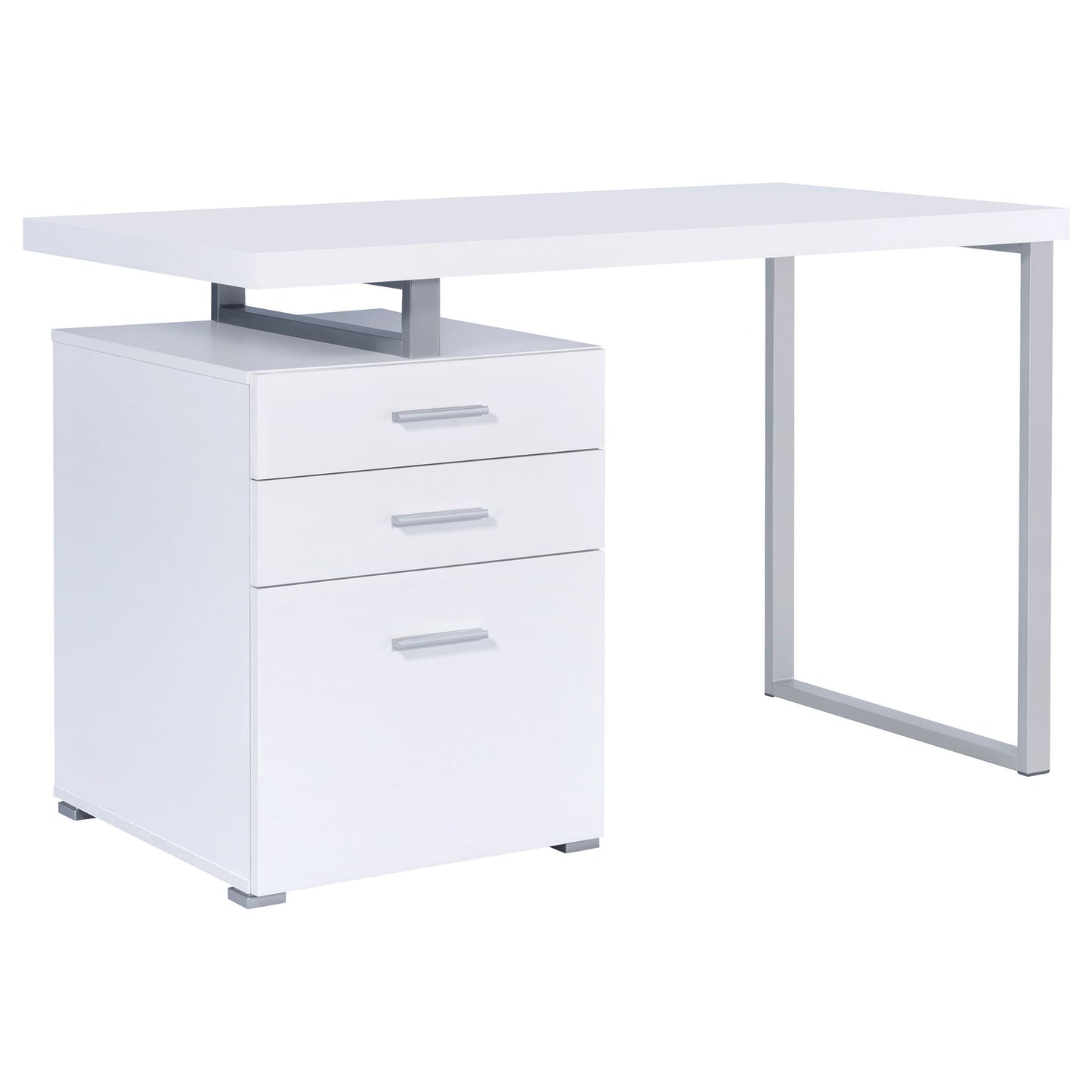 Modern Reversible 3 Drawer Office Computer Desk