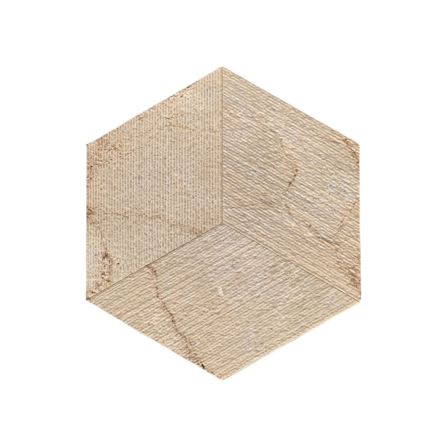 Hexagon Natural Marble Polished Tile For Wall And Floor (Set of 12)