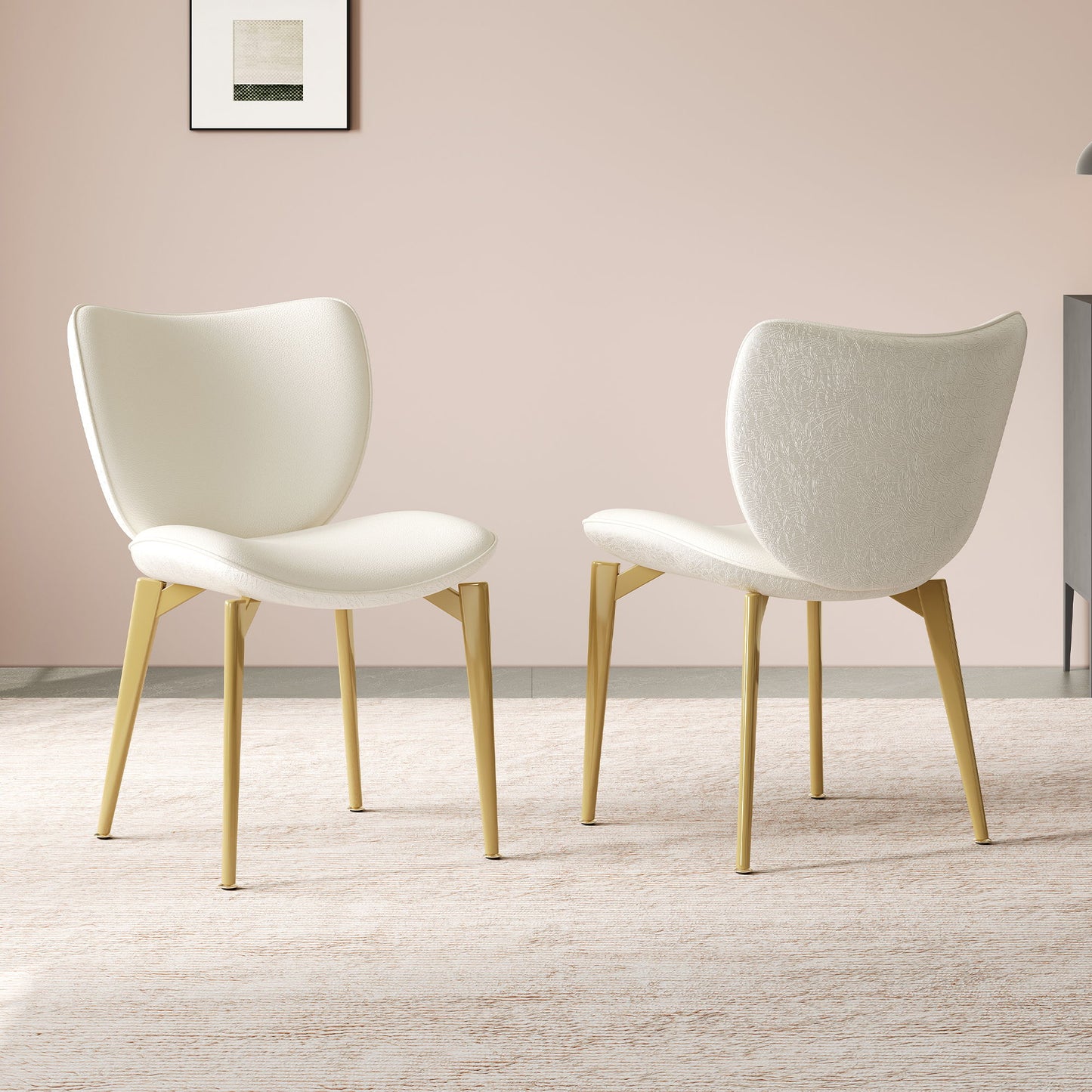 Dining Chairs (Set of 2) - Beige