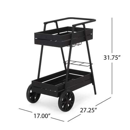 Industrial Bar Cart - Black