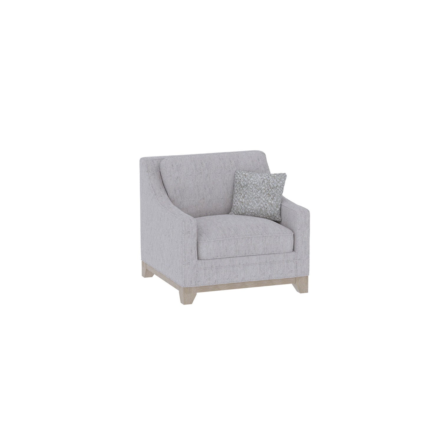 Lounge Chair With Casual Accent - Gray