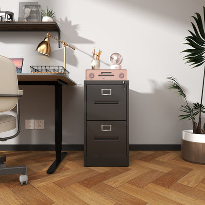 Premium Drawer File Cabinet With Lock, Metal Vertical Design, A4 Legal / Letter Size