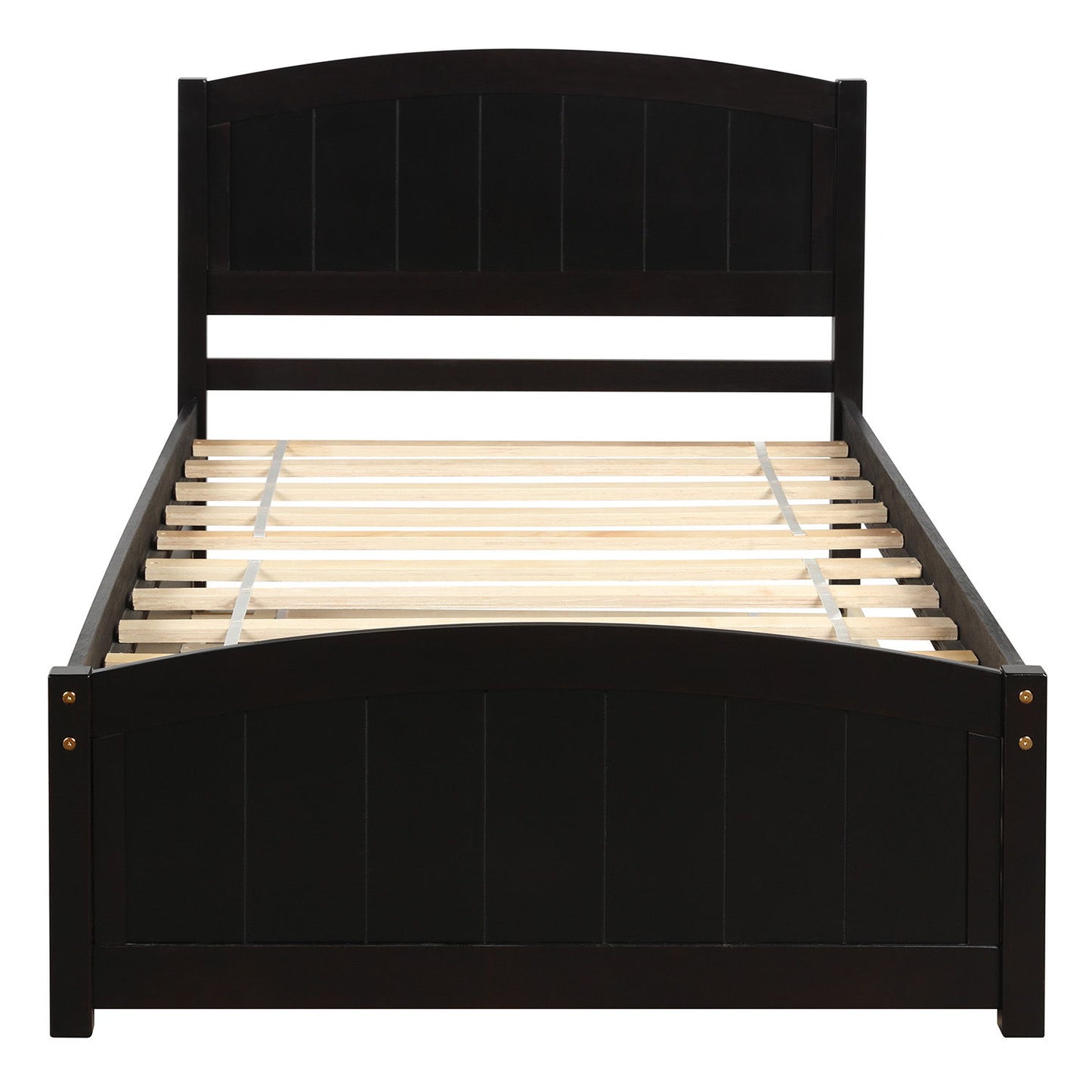 Platform Bed & Headboard, Footboard And Wood Slat Support