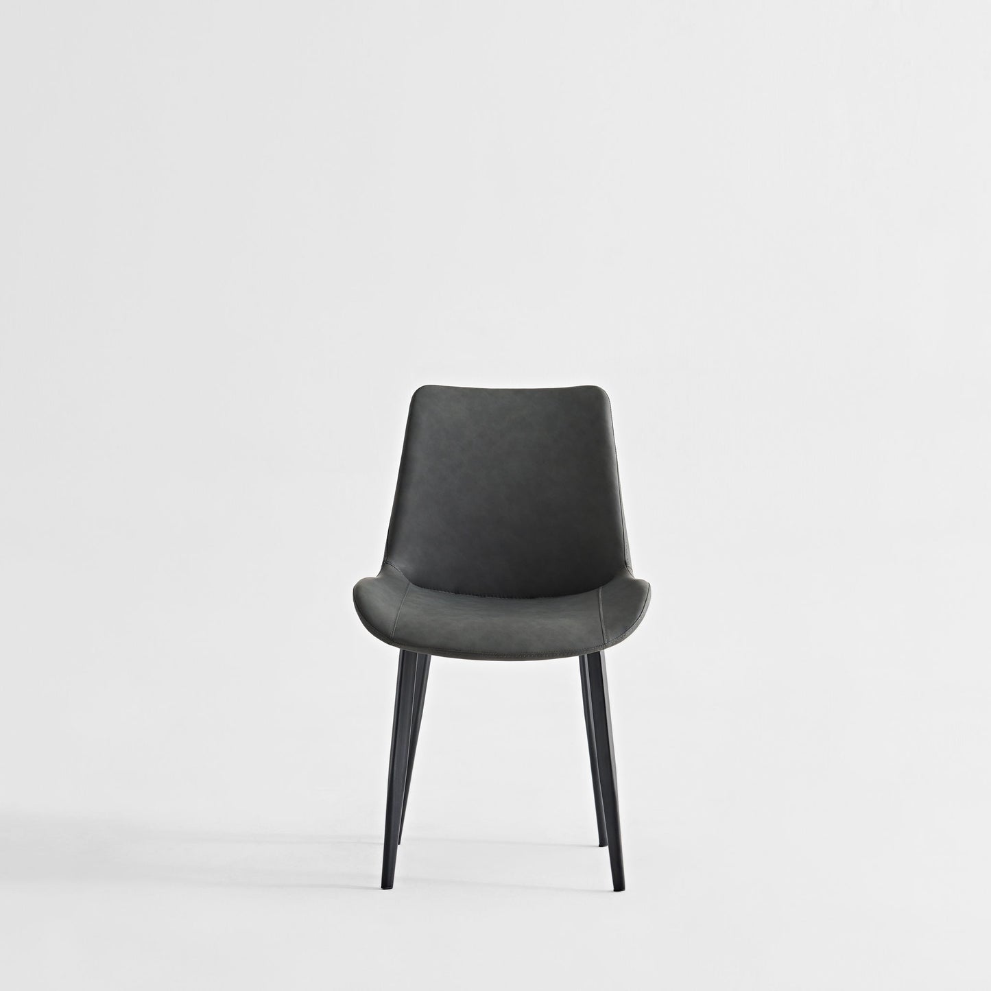 Dining Table Set, Chairs (Set of 2) - Gray