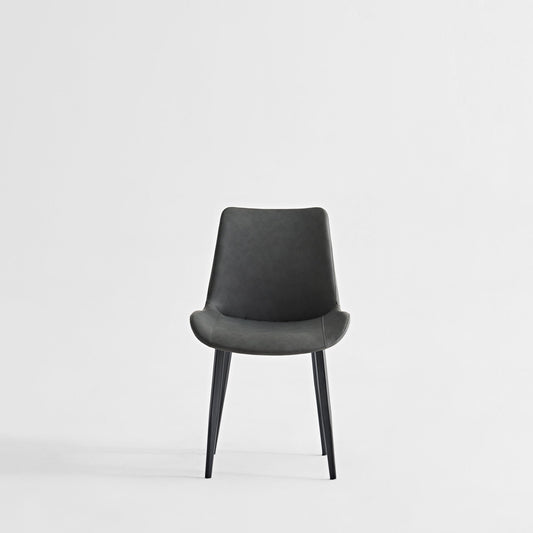 Dining Table Set, Chairs (Set of 2) - Gray