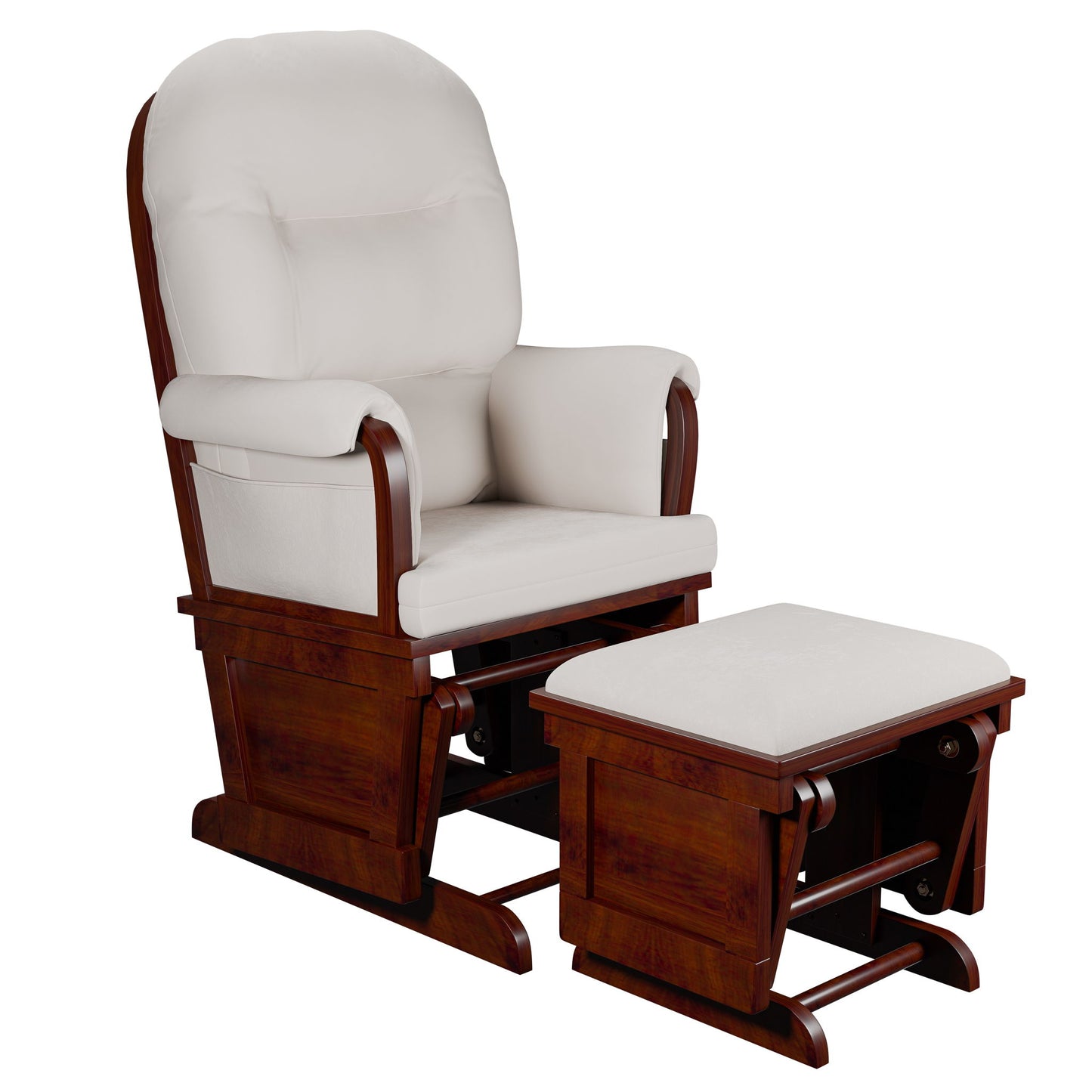 Glider Chair With Ottoman