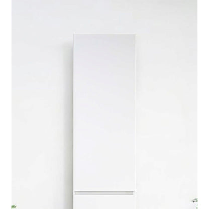 Elise - Slim Modular Wood Closet Cabinet With Drawers In Durable Melamine And Wood 71" Height - White
