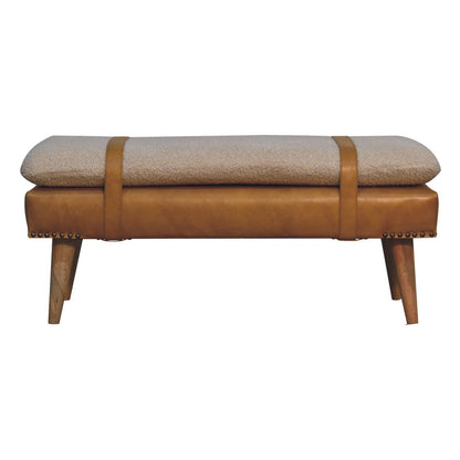 Buffalo - Hide Leather Bench