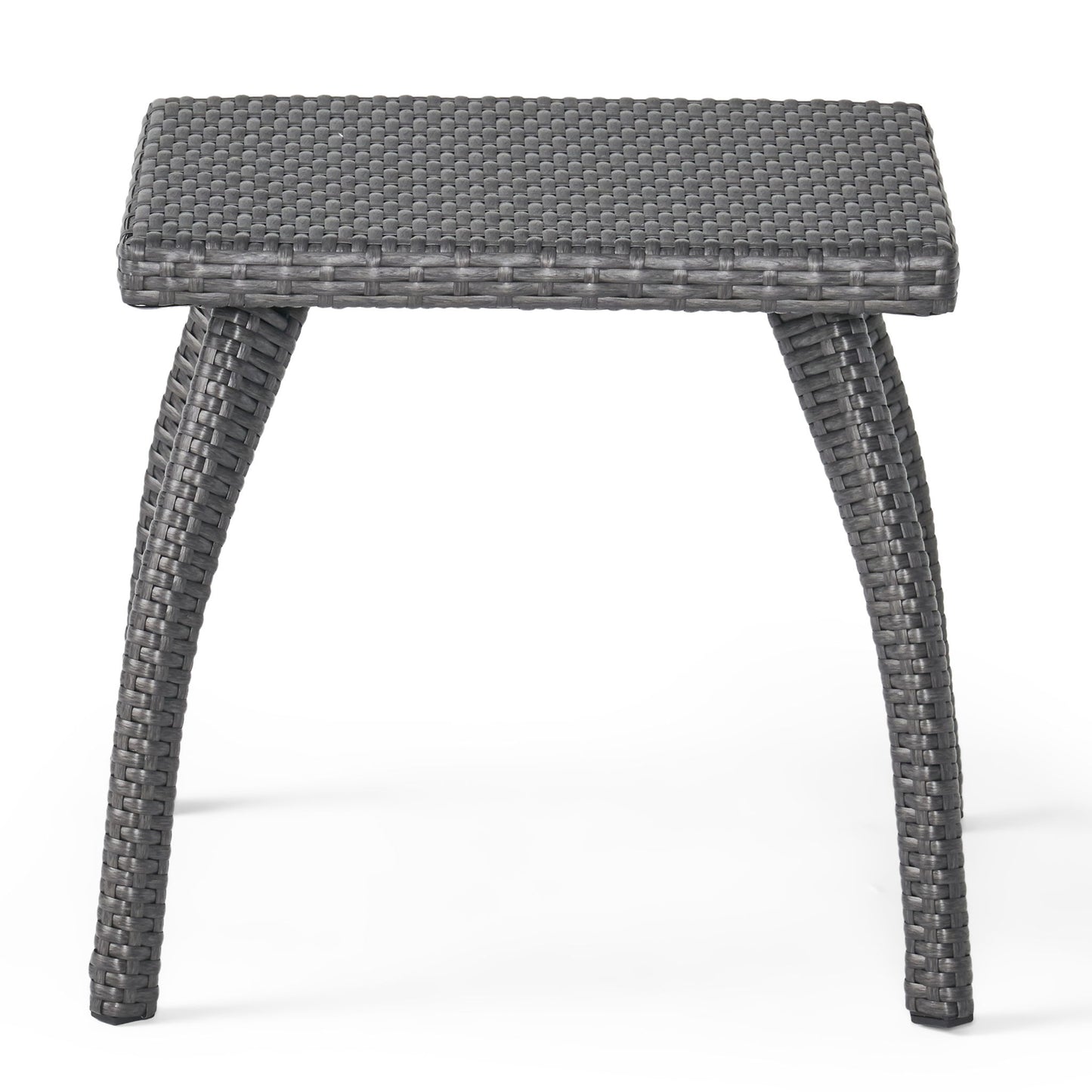 Luminant - Outdoor Side Table With Iron Frame - Gray