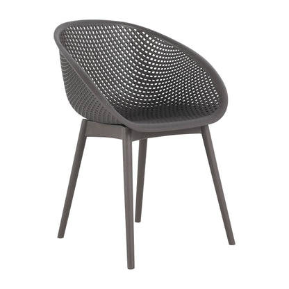 Modern Lounge Chair Set With Round Table
