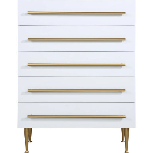 Contemporary 5 Drawer Chest For Bedroom