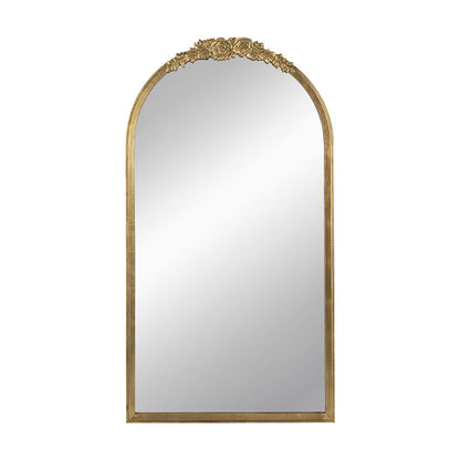 Wood Floor Mirror, Full Body Mirror Dressing Make Up Mirror For Bathroom