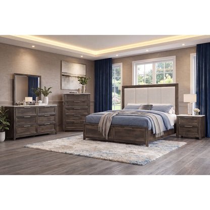Melissa - Storage Bed With Padded Headboard