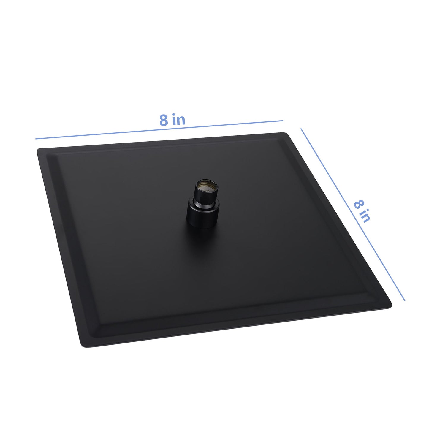 8" Square Rain Shower Head, Ceiling / Wall Mount Stainless Steel Bath Fixture