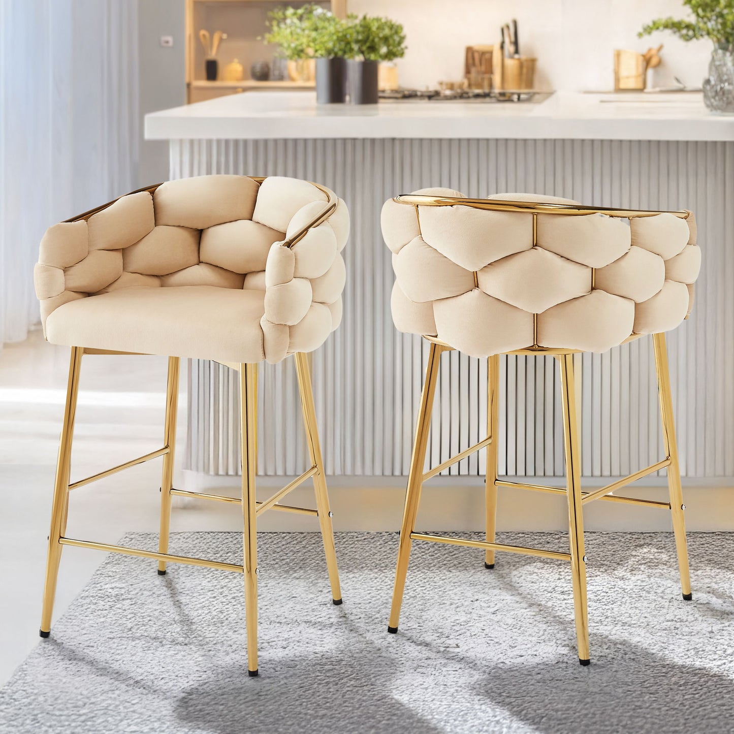 Modern Counter Stools (Set of 2)