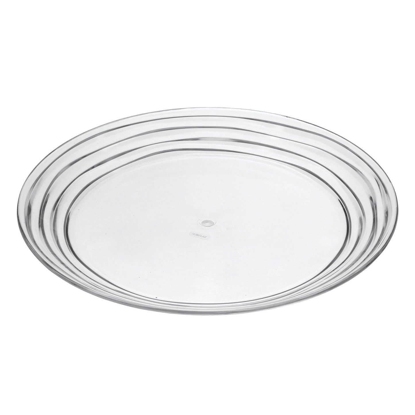 Designer Swirl Acrylic Dinner Plates (Set of 4)