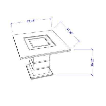 Ariya - 5 Pieces Bar Table And Bar Stool Set