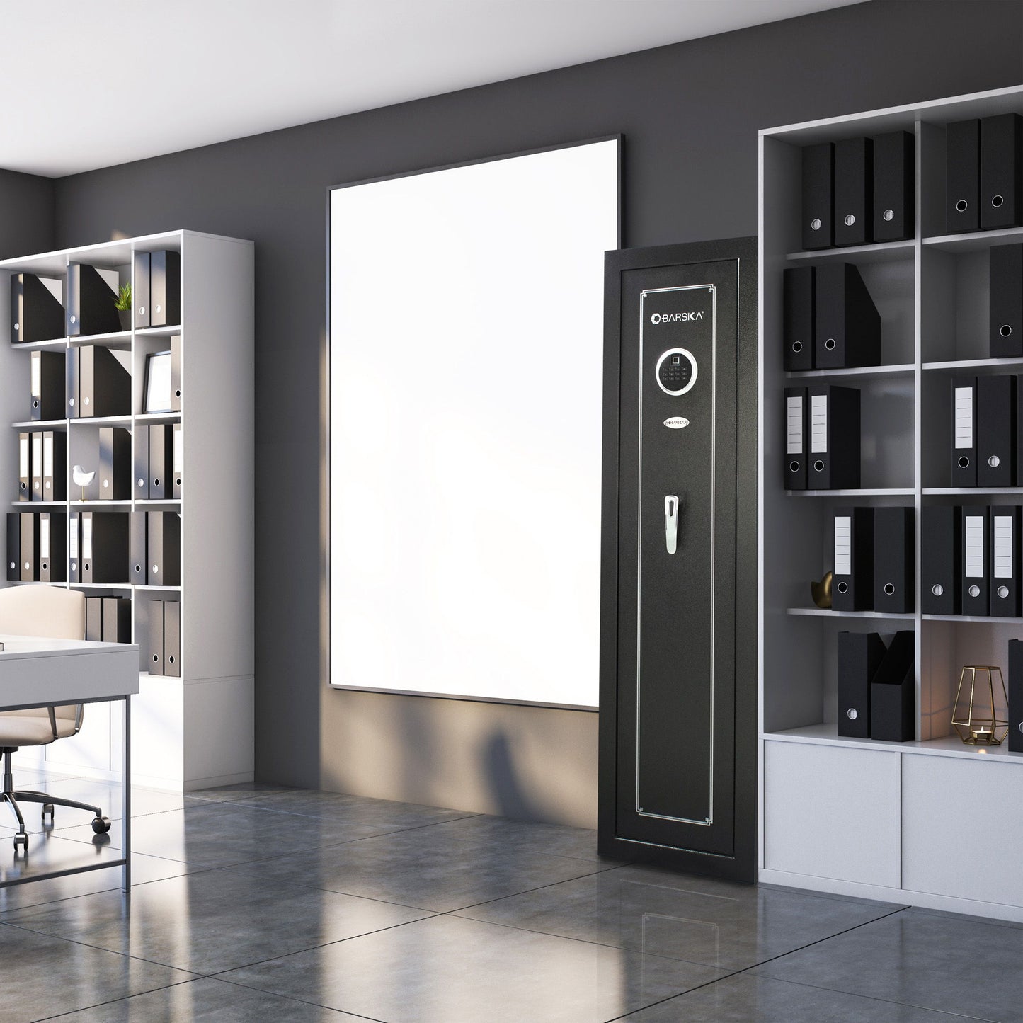 5.51 Cubic Ft Biometric Keypad Riflesafe - Black