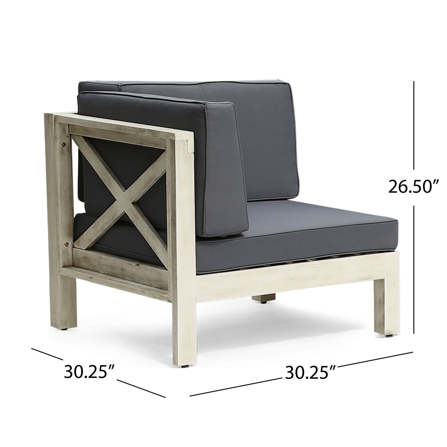 Brava - X Back Arm Chair