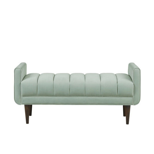 Linea - Upholstered Accent Bench - Seafoam