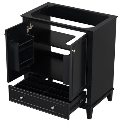 Modern Bathroom Vanity Base Only With Doors And Drawer