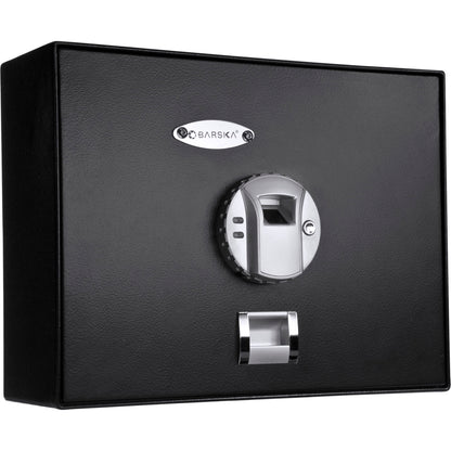 0 23 Cu Ft Top Opening Biometric Security Safe - Black