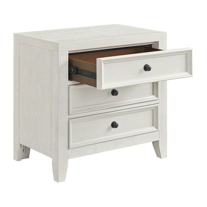 3 Drawer Nightstand With USB Charging Port