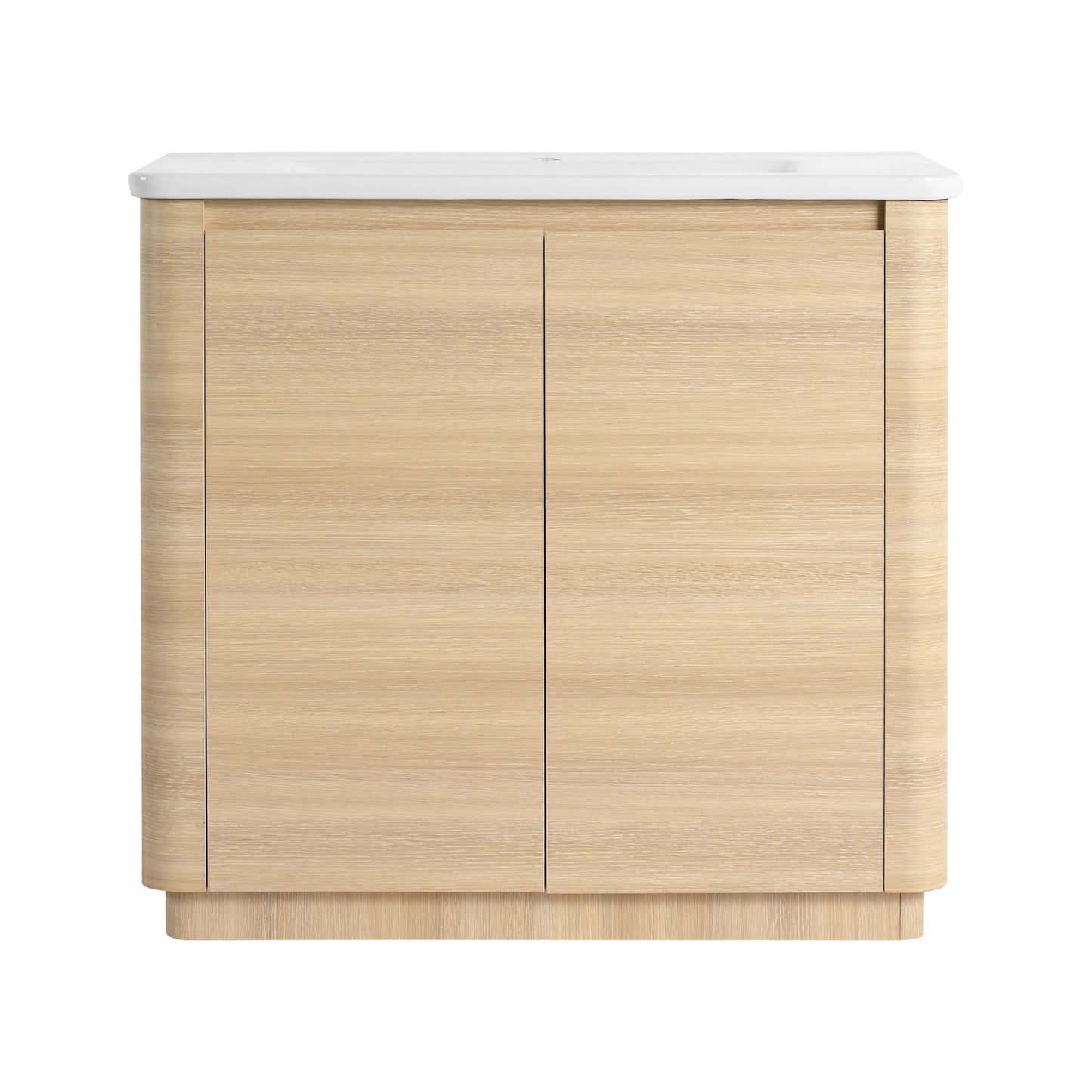 Freestanding Bathroom Vanity With Sink & 2 Soft Close Doors