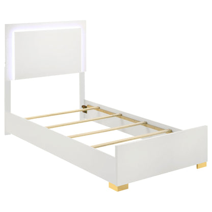 Jeremiah - LED Panel Bed With Touch Controlled Lighting