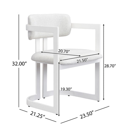 Upholstered Dining Armchairs (Set of 2)
