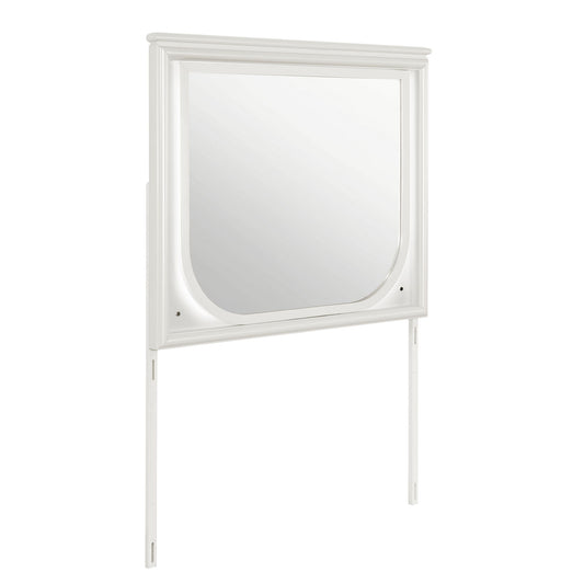 Uriuni - Large Scale Mirror With LED Light - Off White
