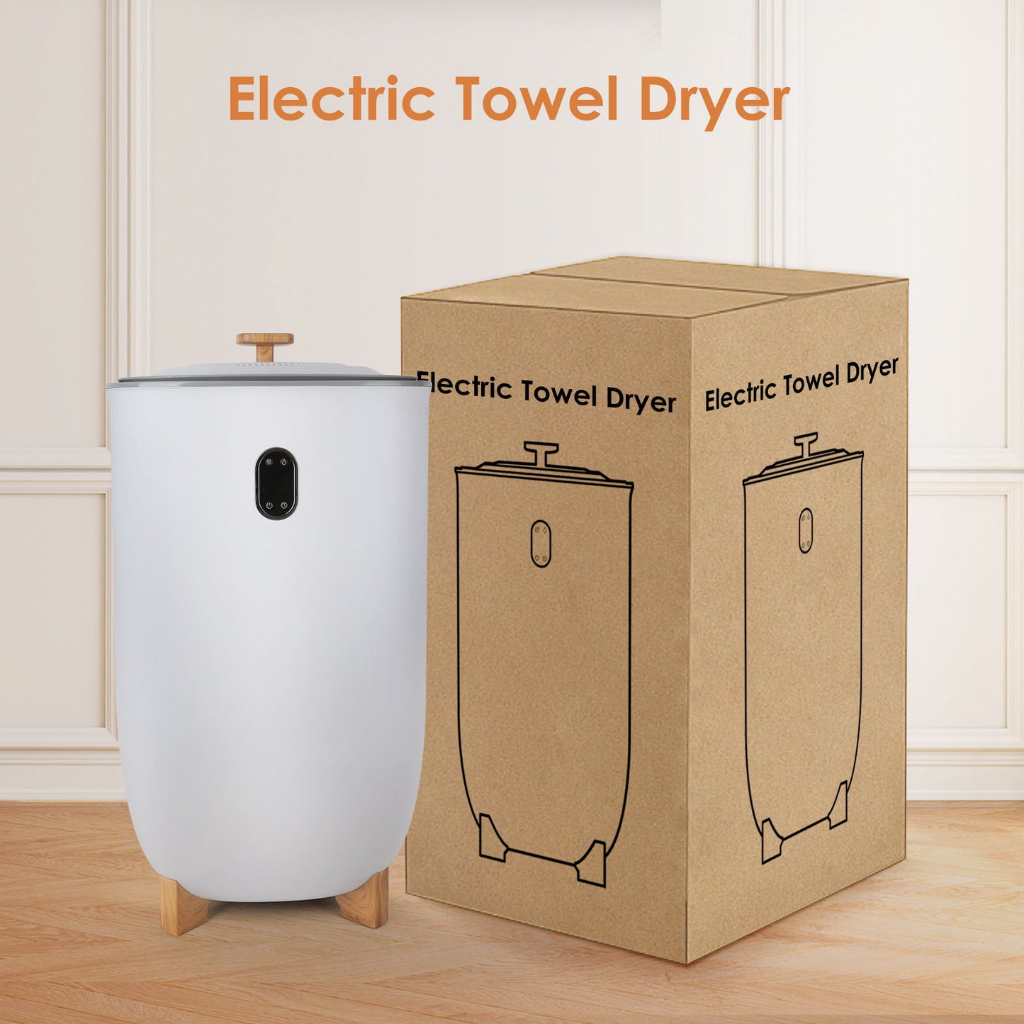 Extra Large Towel Warmers, Luxury Bucket Towel Warmers, Large Towel Warmers For The Bathroom - White