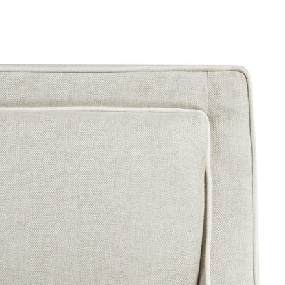 Refined - Arm Chair - Cream / Dark Brown