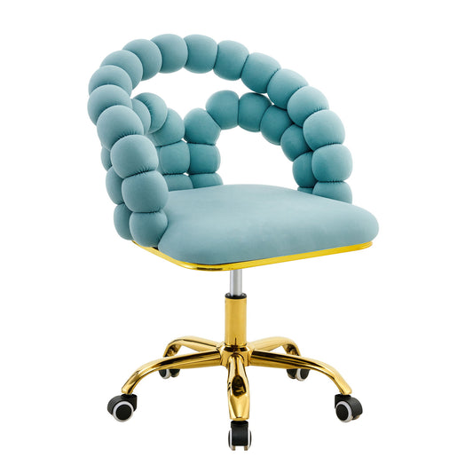Puffy Bubble, Ball Chain Accent Chair With 5 Claw Casters