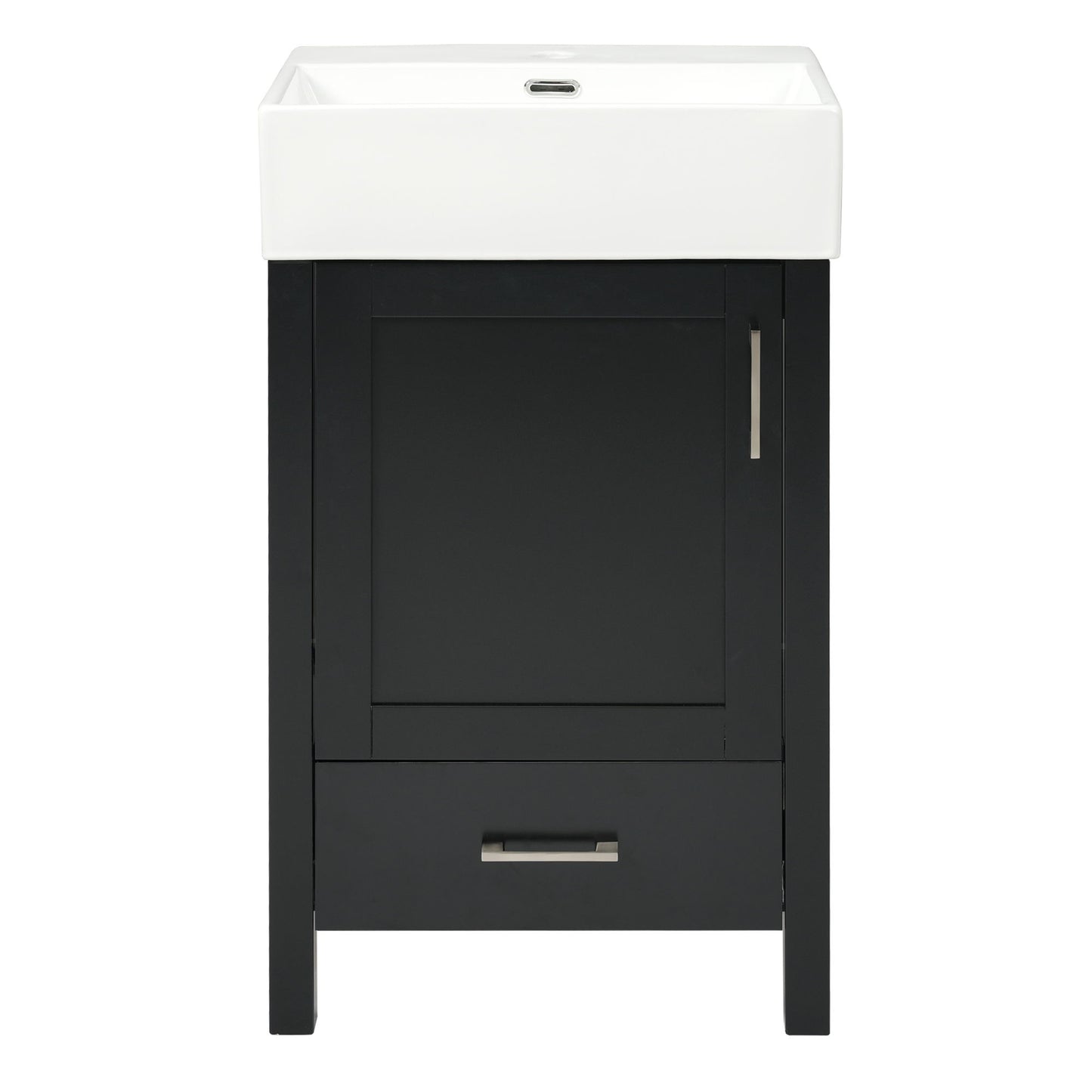 Bathroom Vanity With Sink, Frame And Drawer