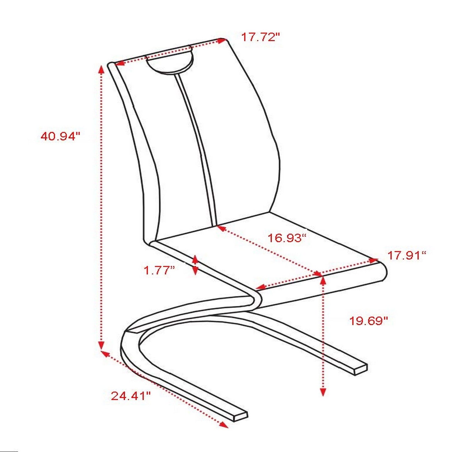 Anne - Dining Chairs (Set of 2) - Gray