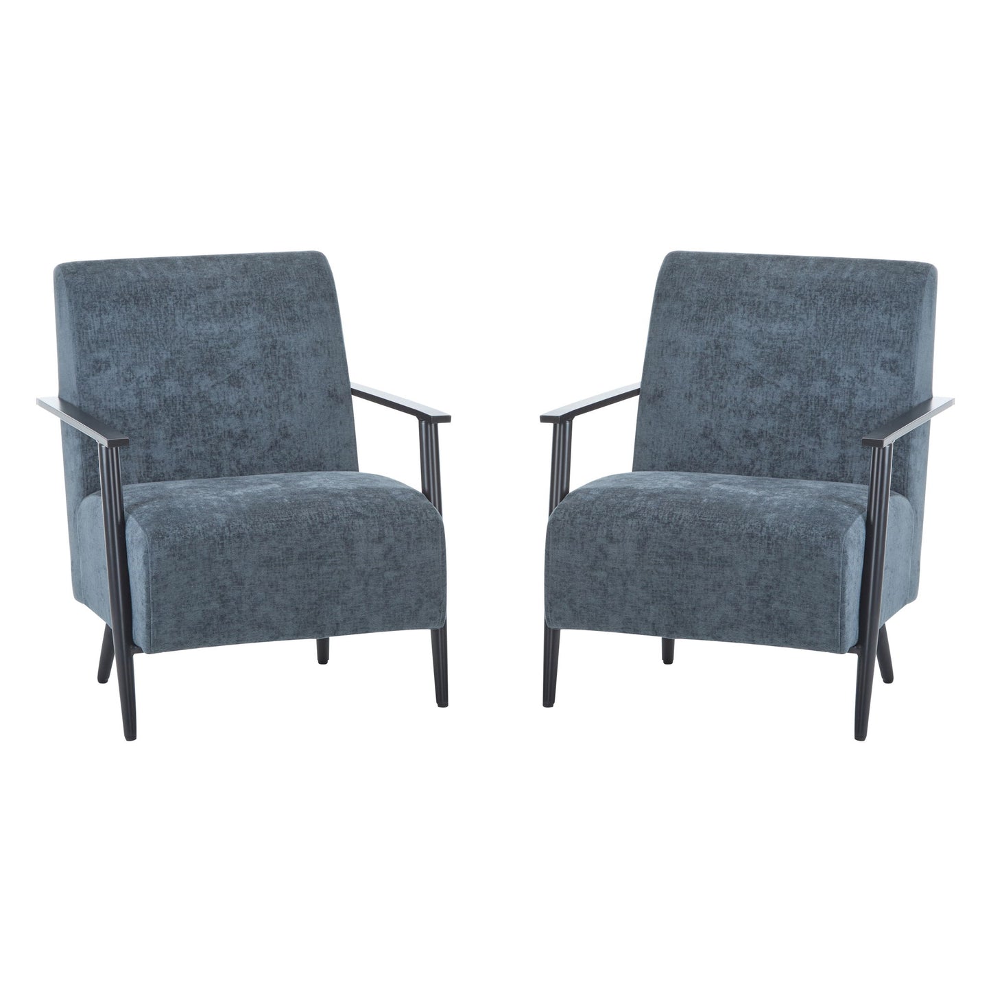 Modern Lounge Chair With Polyester Upholstery