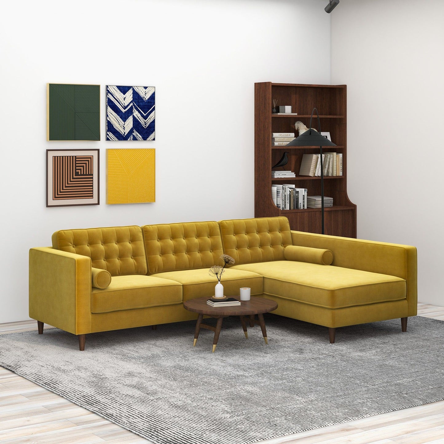 Christian - Mid-Century Modern Design Sectional Sofa