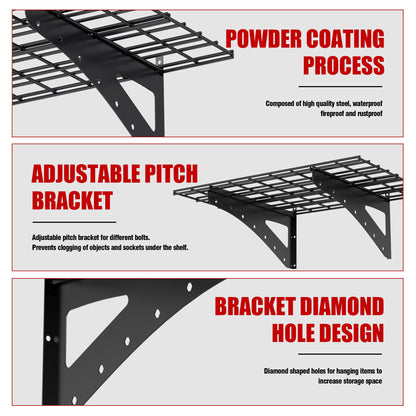 Wall Mounted Shelf For Garage