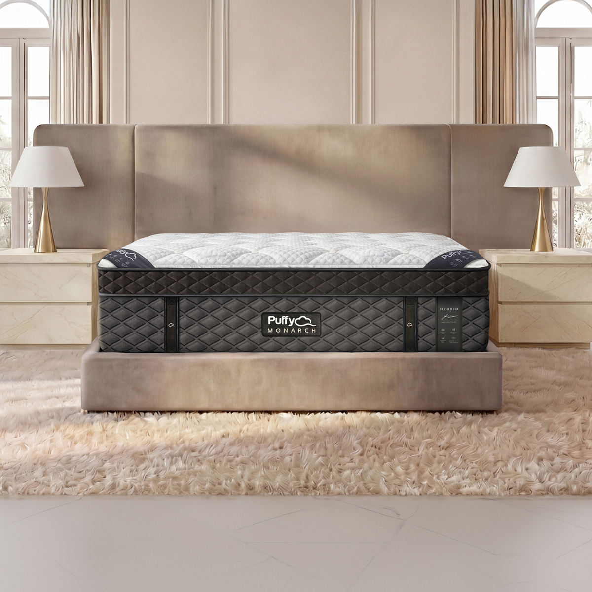 Puffy Monarch 16 inch hybrid mattress
