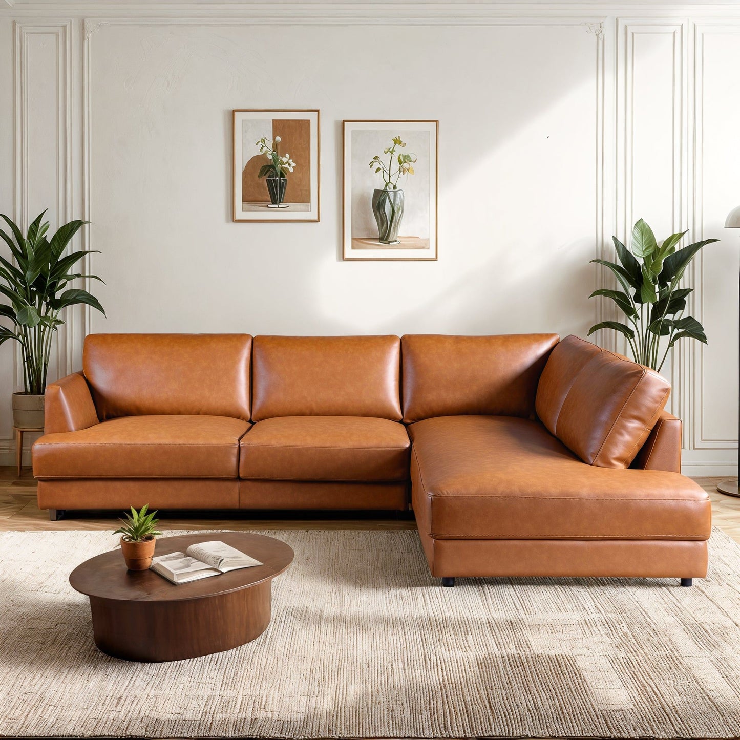 Glander - Comfortable Cozy Sectional Sofa