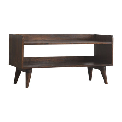 Nordic Storage Bench - Walnut
