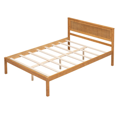 Platform Bed Frame With Headboard