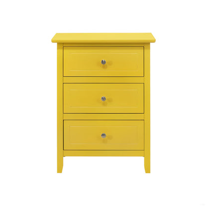 Daniel - 3 Drawer Nightstand