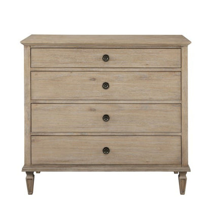 French Inspired Small Dresser - Wire Brushed Light Natural