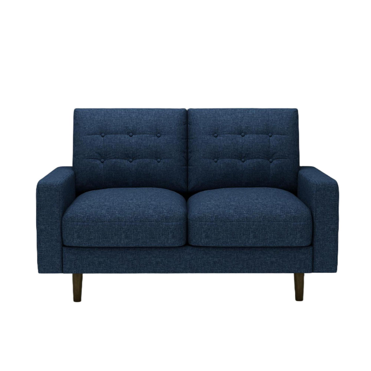 Loveseat Sofa, Tufted Back Upholstered 2 Seat Couch